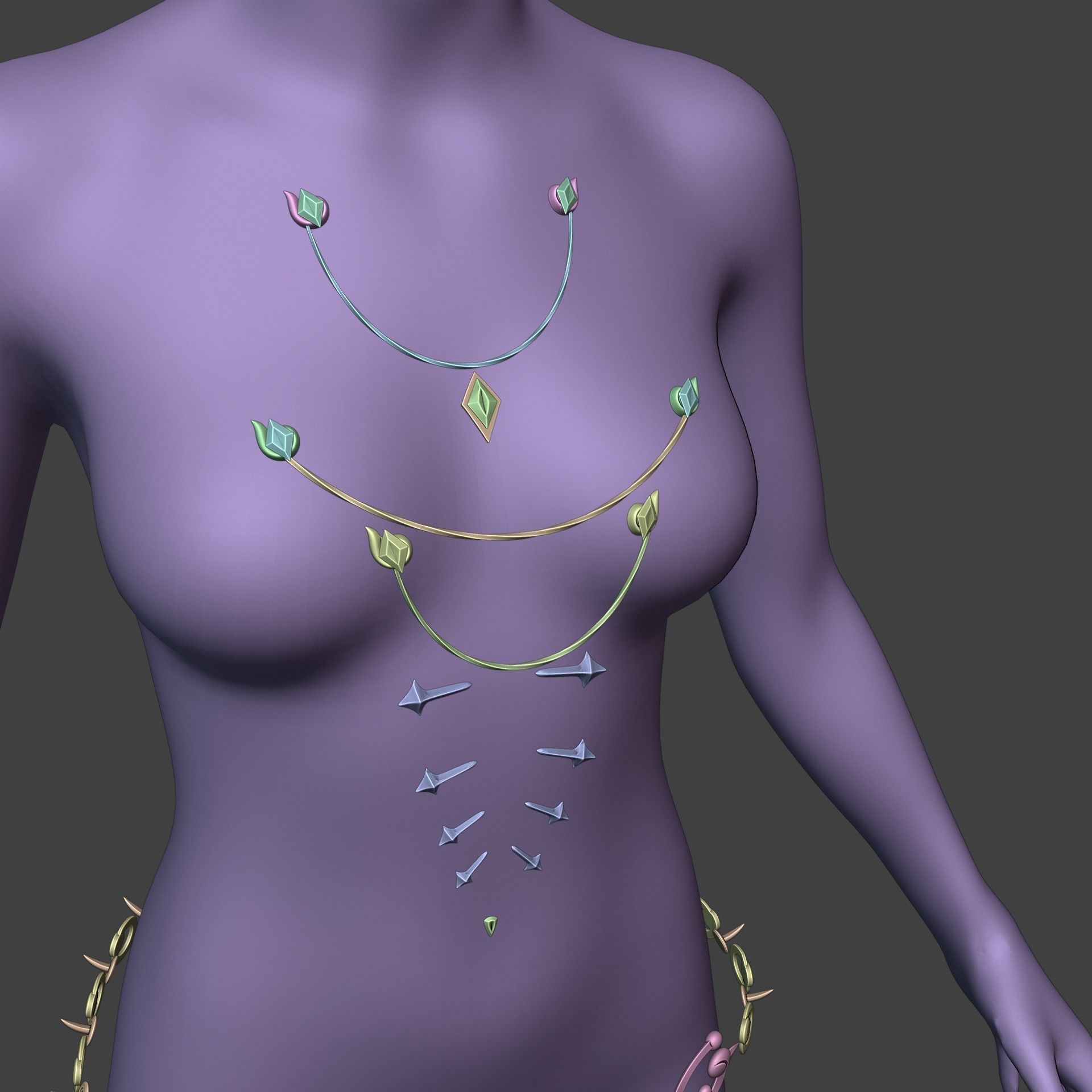 Orin Cosplay Set Baldurs Gate 3 3D print model_19