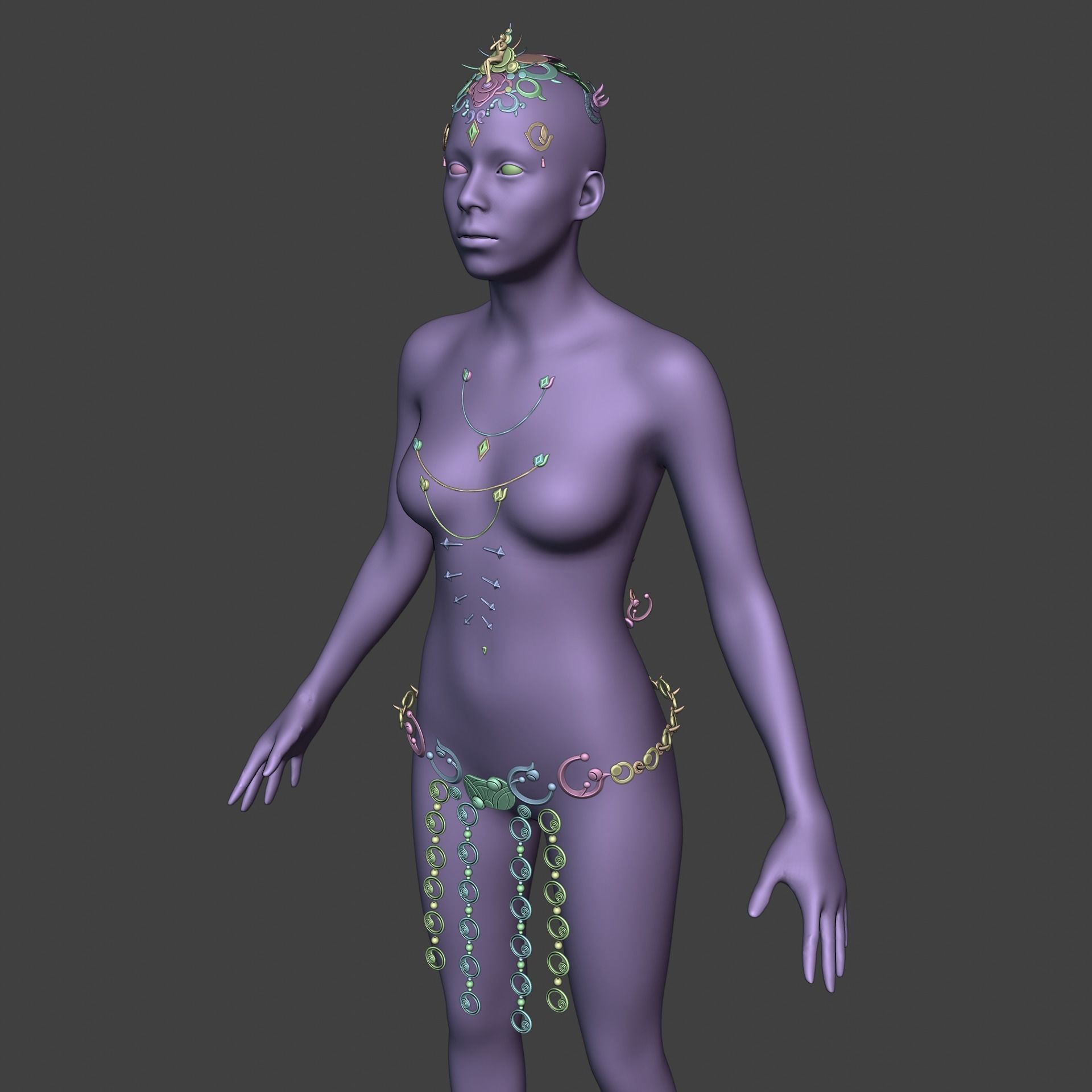 Orin Cosplay Set Baldurs Gate 3 3D print model_15