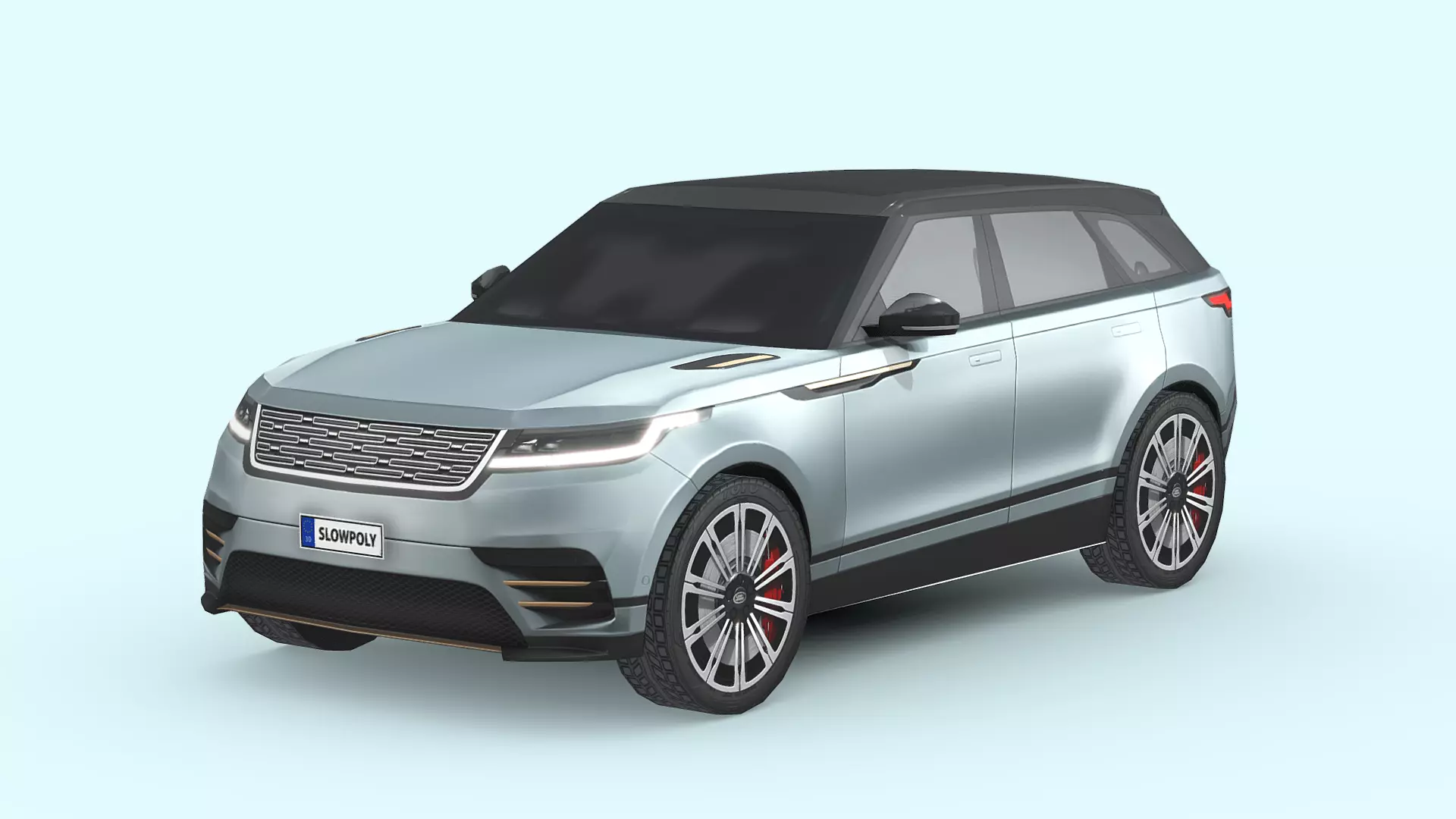 Land Rover Range Rover Velar Low-poly 3D model_0