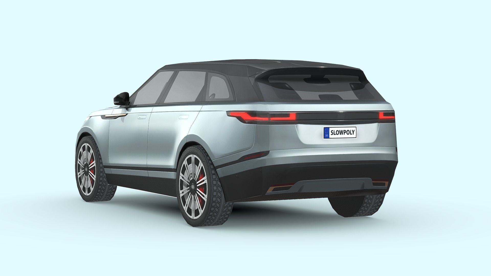 Land Rover Range Rover Velar Low-poly 3D model_1