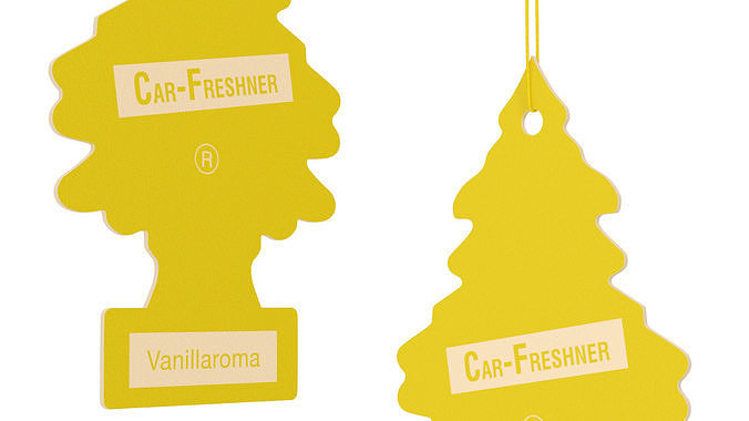 Vanillaroma Little Trees Car Freshener 3D model 6