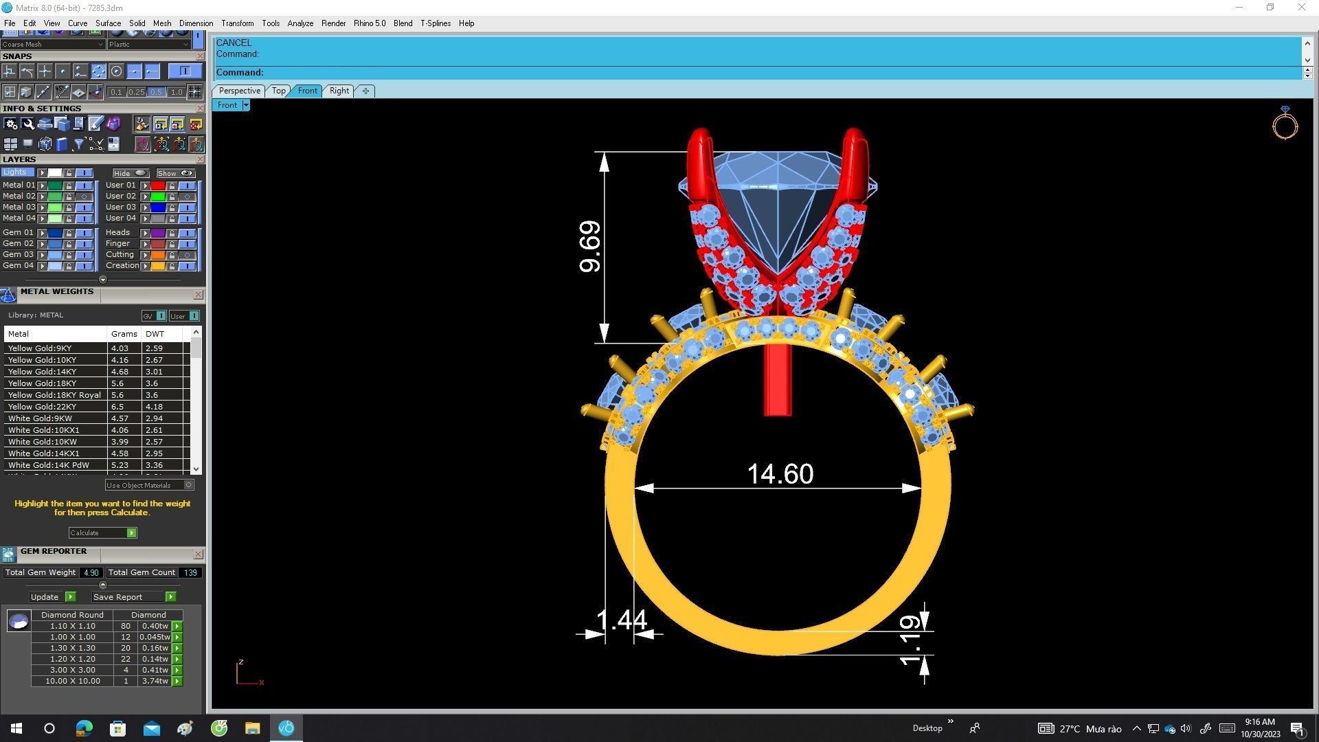 7285 luxury diamond engagement ring 3D print model_6