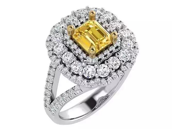 Halo Split Shank Ring 4663