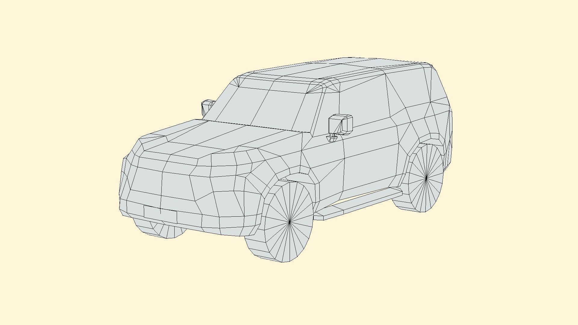 Lexus GX Overtrail 2024 Low-poly 3D model_4