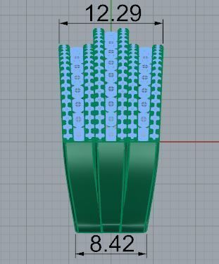 Luxury Ring With Round Diamonds 4671 3D print model_6