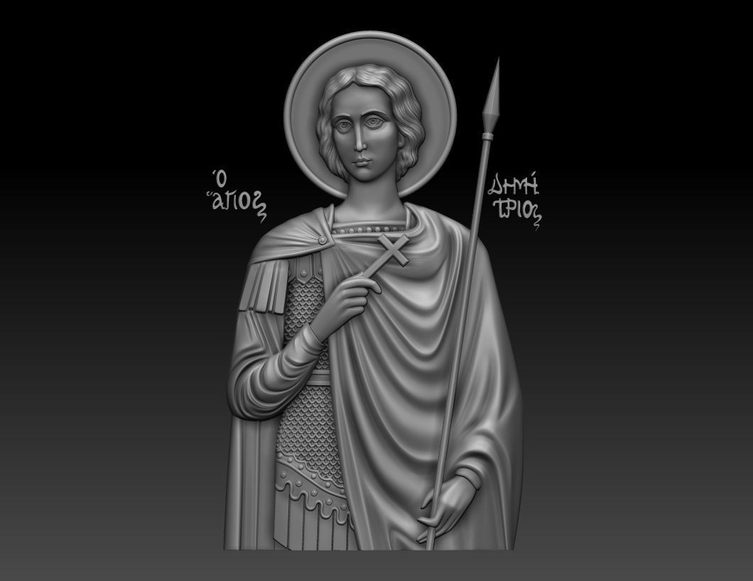 Demetrius of Thessaloniki 3D model_13