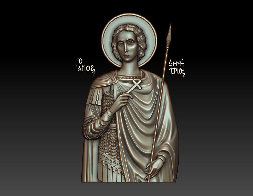 Demetrius of Thessaloniki 3D model_9