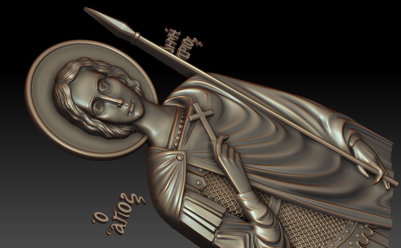 Demetrius of Thessaloniki 3D model_7