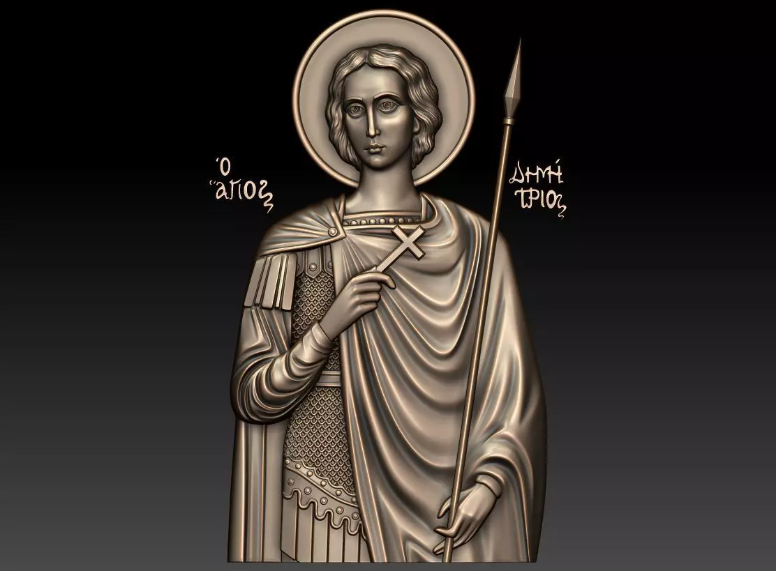 Demetrius of Thessaloniki 3D model_0