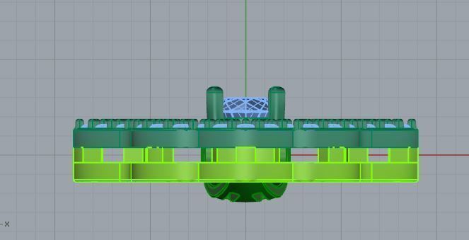 Hamsa Hand Inside Eye Pendant 4678 3D print model_5