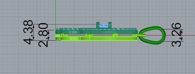 Hamsa Hand Inside Eye Pendant 4678 3D print model_6