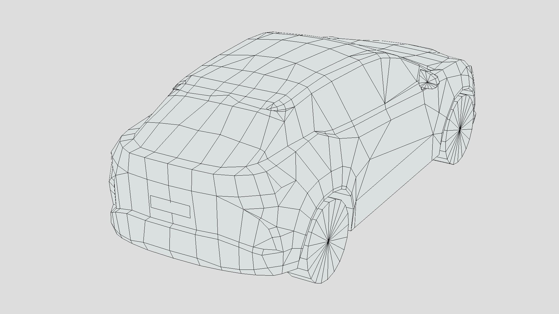 Lexus RZ 450e 2023 Low-poly 3D model_6