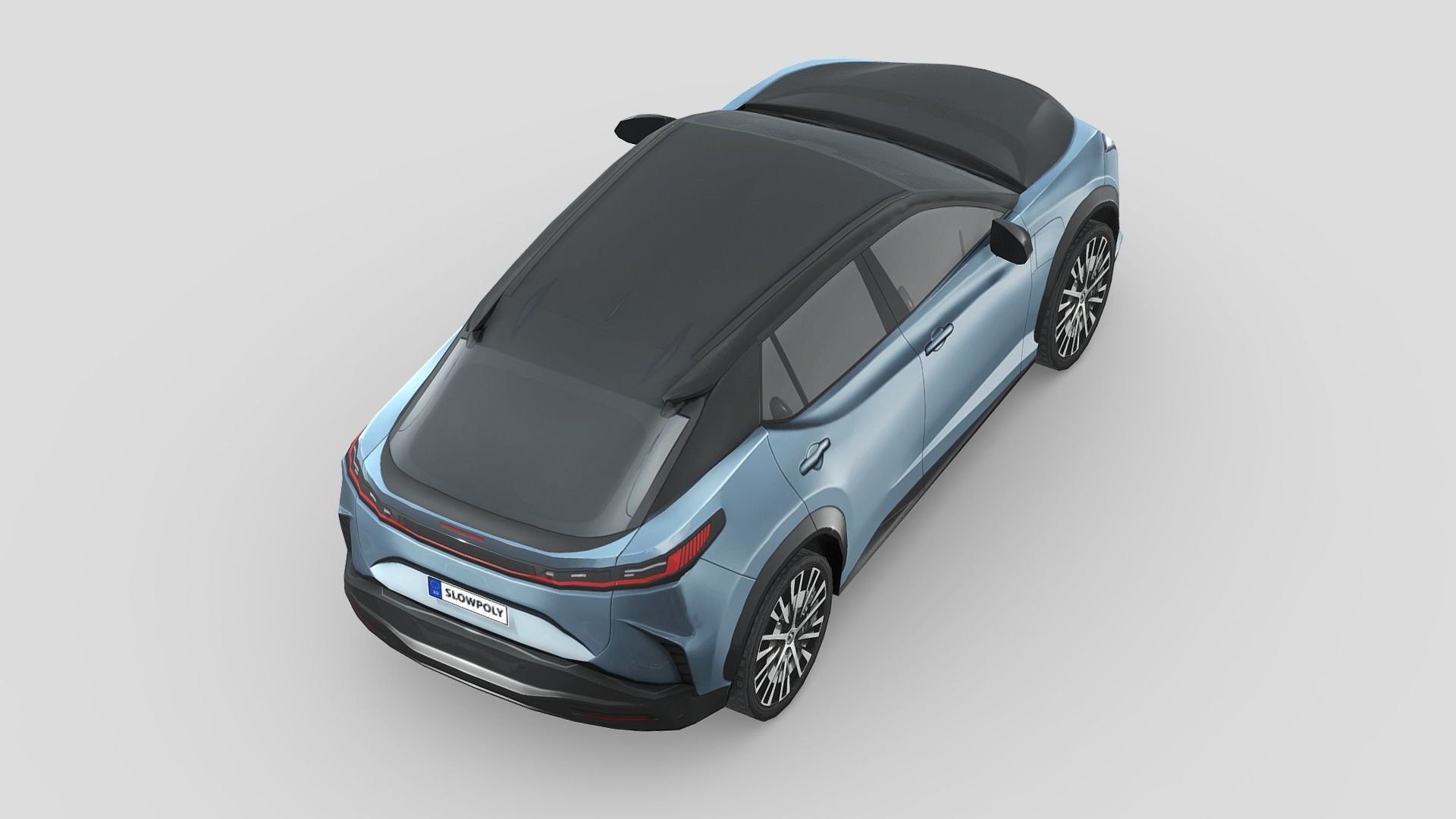 Lexus RZ 450e 2023 Low-poly 3D model_4