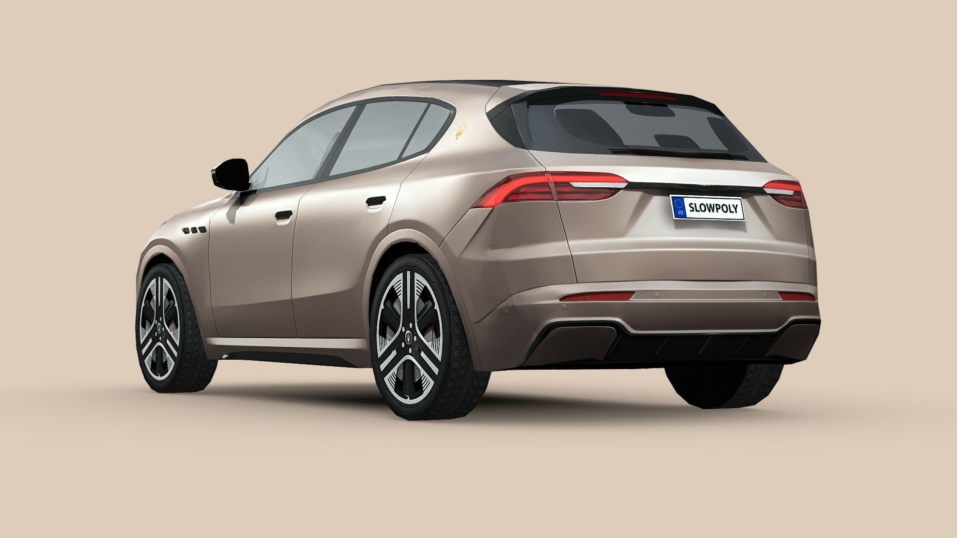 Maserati Grecale Folgore Low-poly 3D model_1