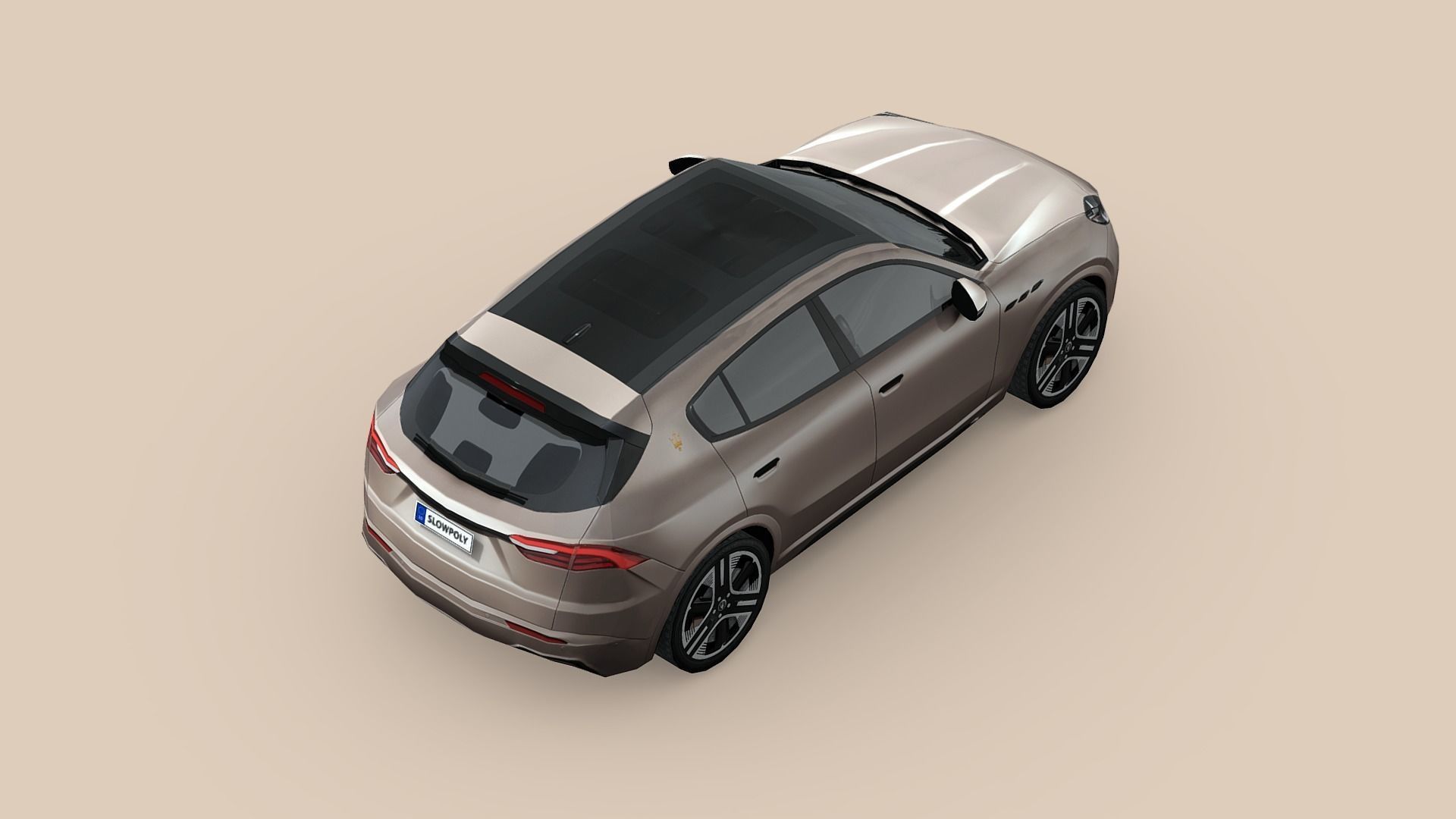 Maserati Grecale Folgore Low-poly 3D model_3