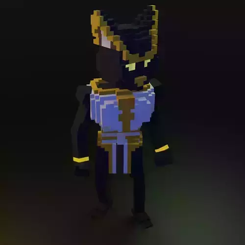 Voxel Character Sekhmet