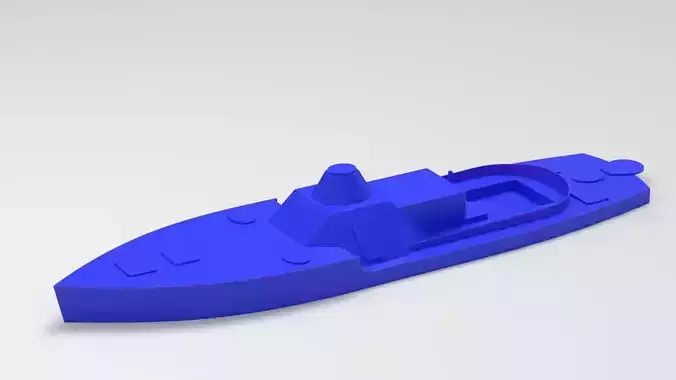 Old Small Armored River MineSweper Simple