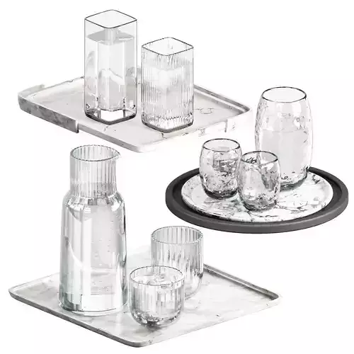 Dishes Tableware Set09 3D model