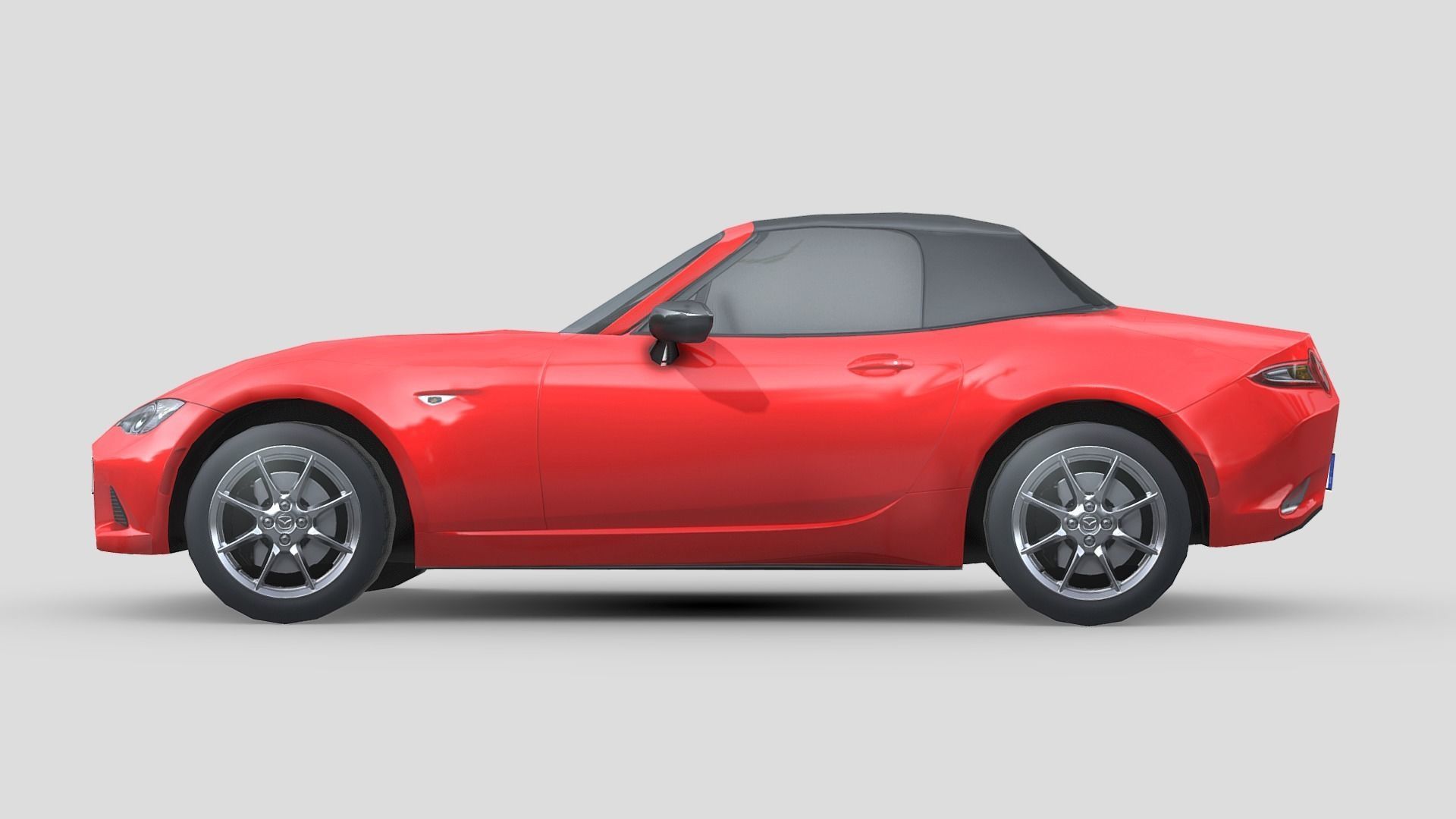 Mazda MX5 2014 Low-poly 3D model_2