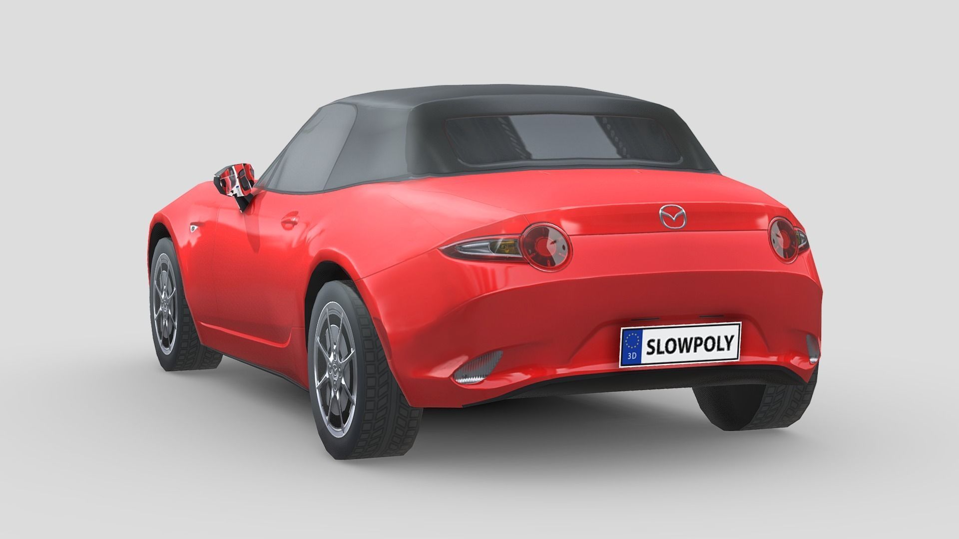 Mazda MX5 2014 Low-poly 3D model_1