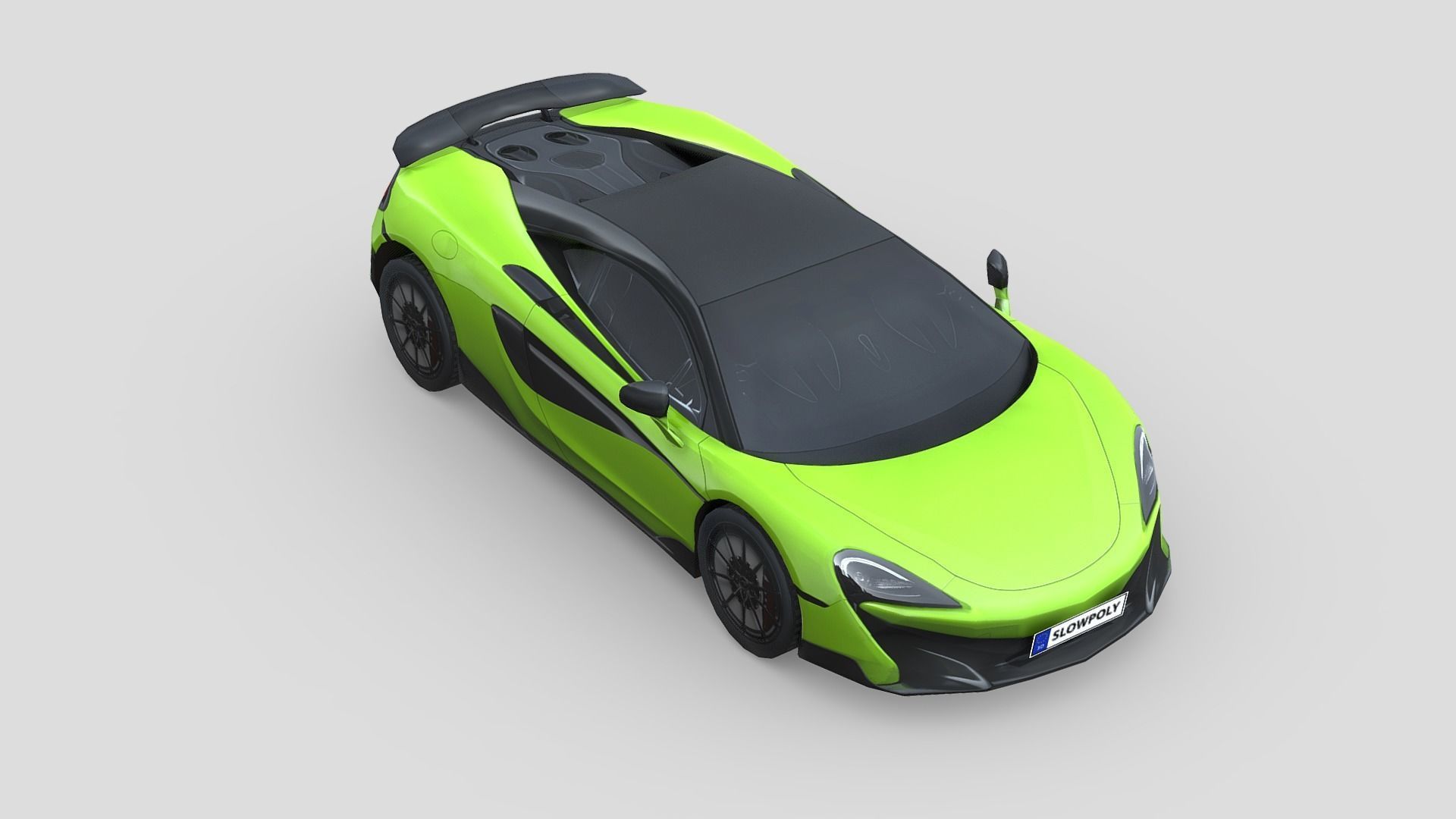 McLaren 600LT 2019 Low-poly 3D model_3