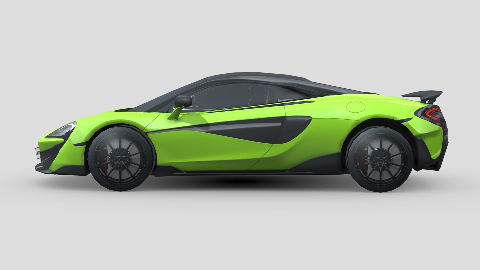 McLaren 600LT 2019 Low-poly 3D model_2