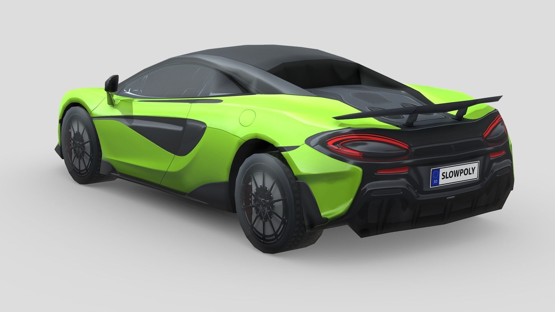 McLaren 600LT 2019 Low-poly 3D model_1