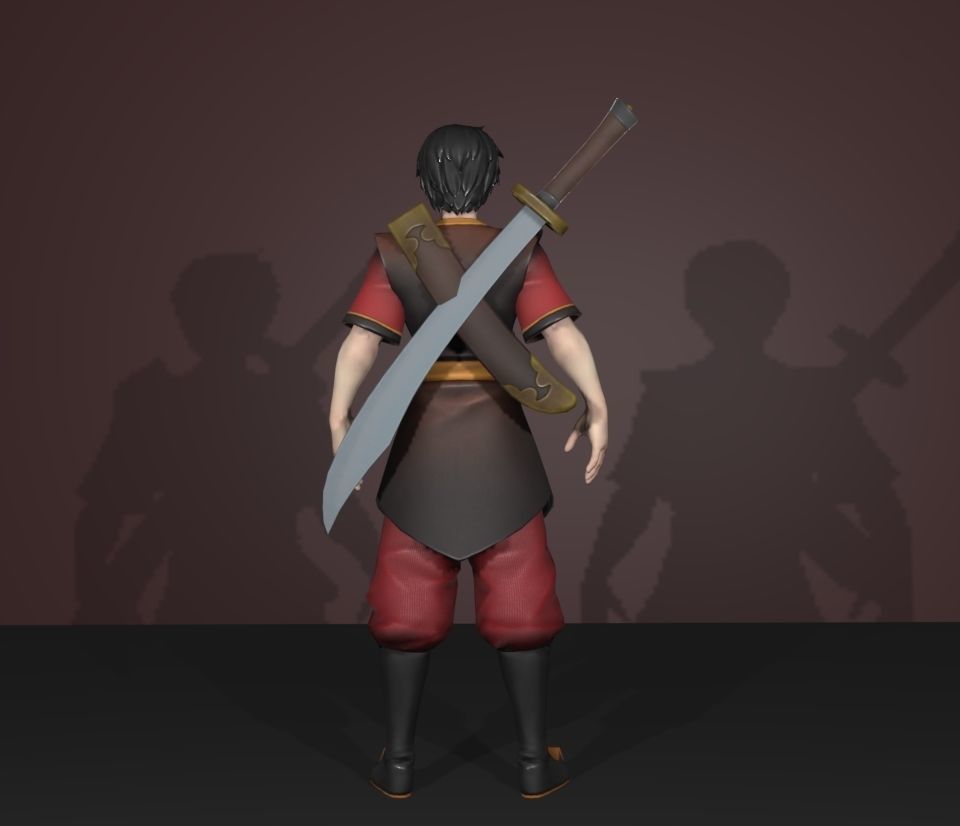 zuko fire 3D model_4