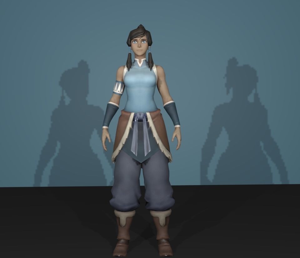 korra 3D model_1