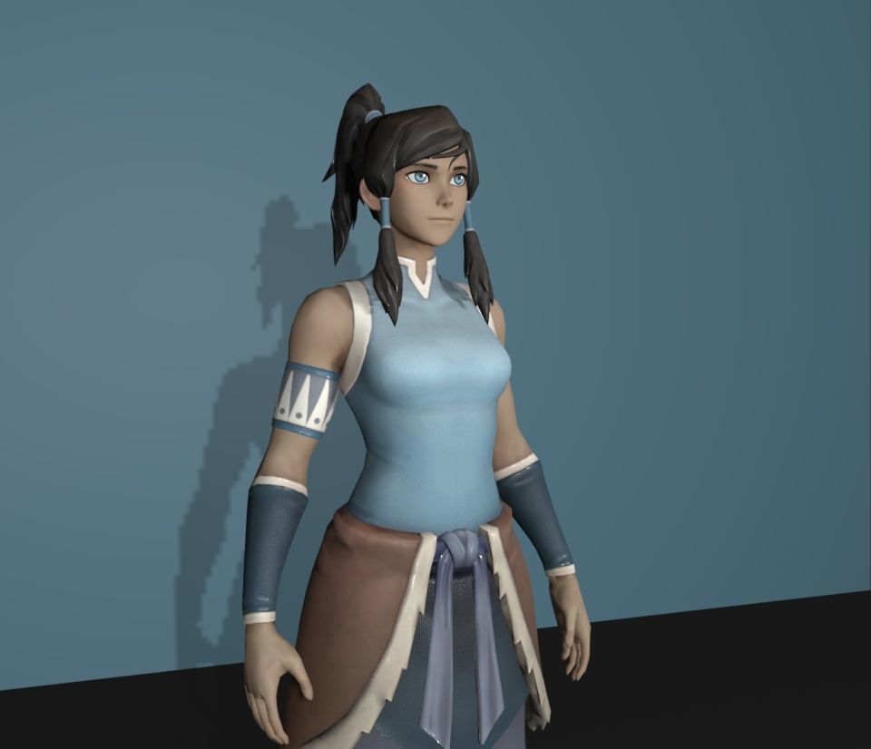korra 3D model_2