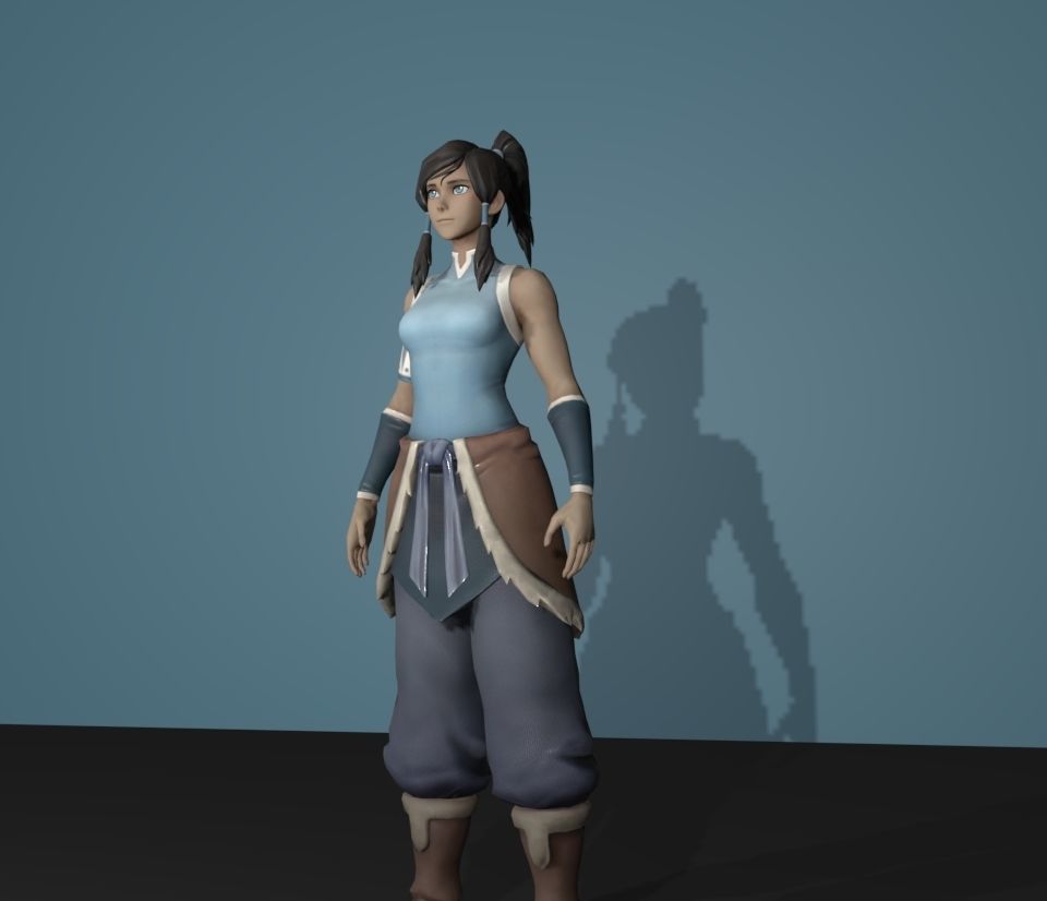 korra 3D model_3