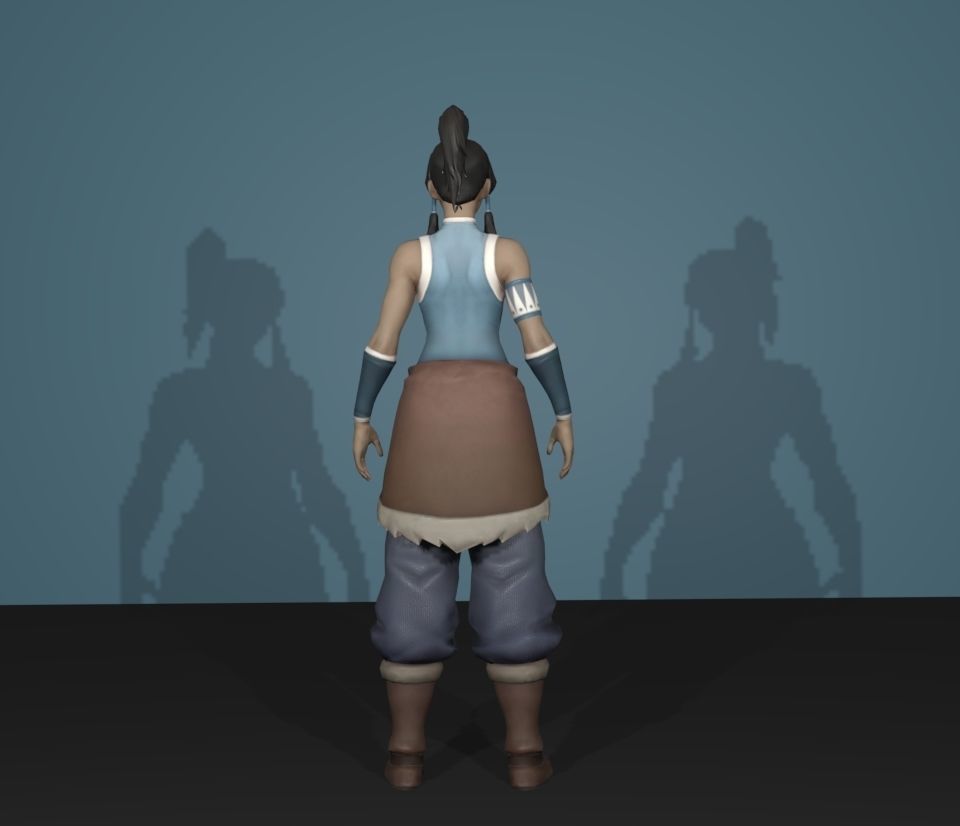 korra 3D model_4
