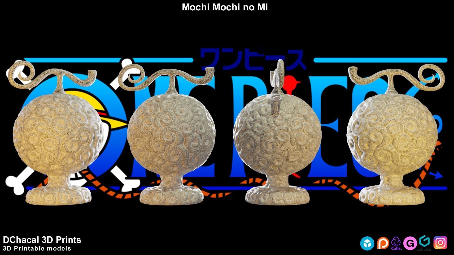 Mochi Mochi No Mi - One Piece 3D print model_8
