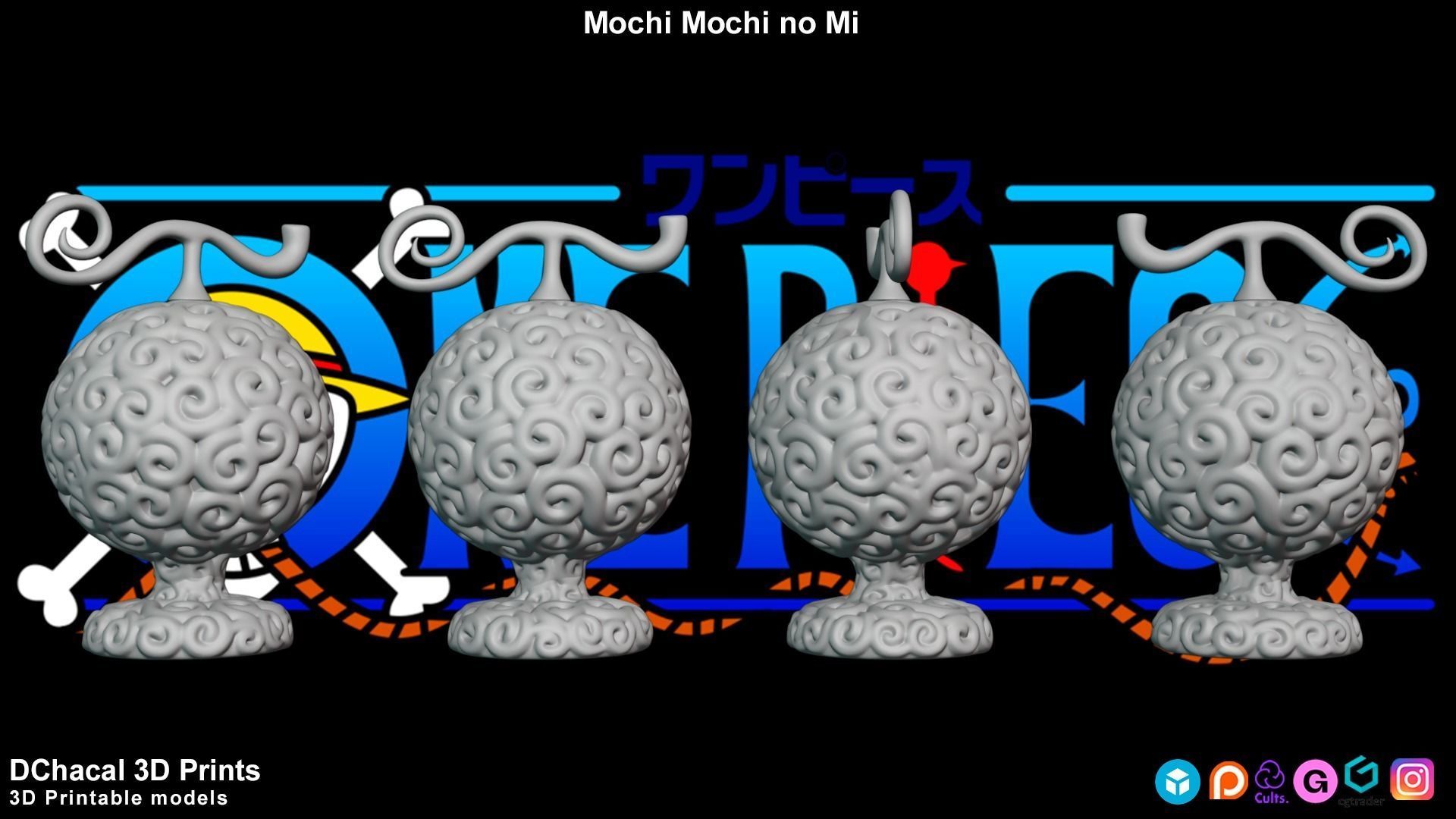 Mochi Mochi No Mi - One Piece 3D print model_5