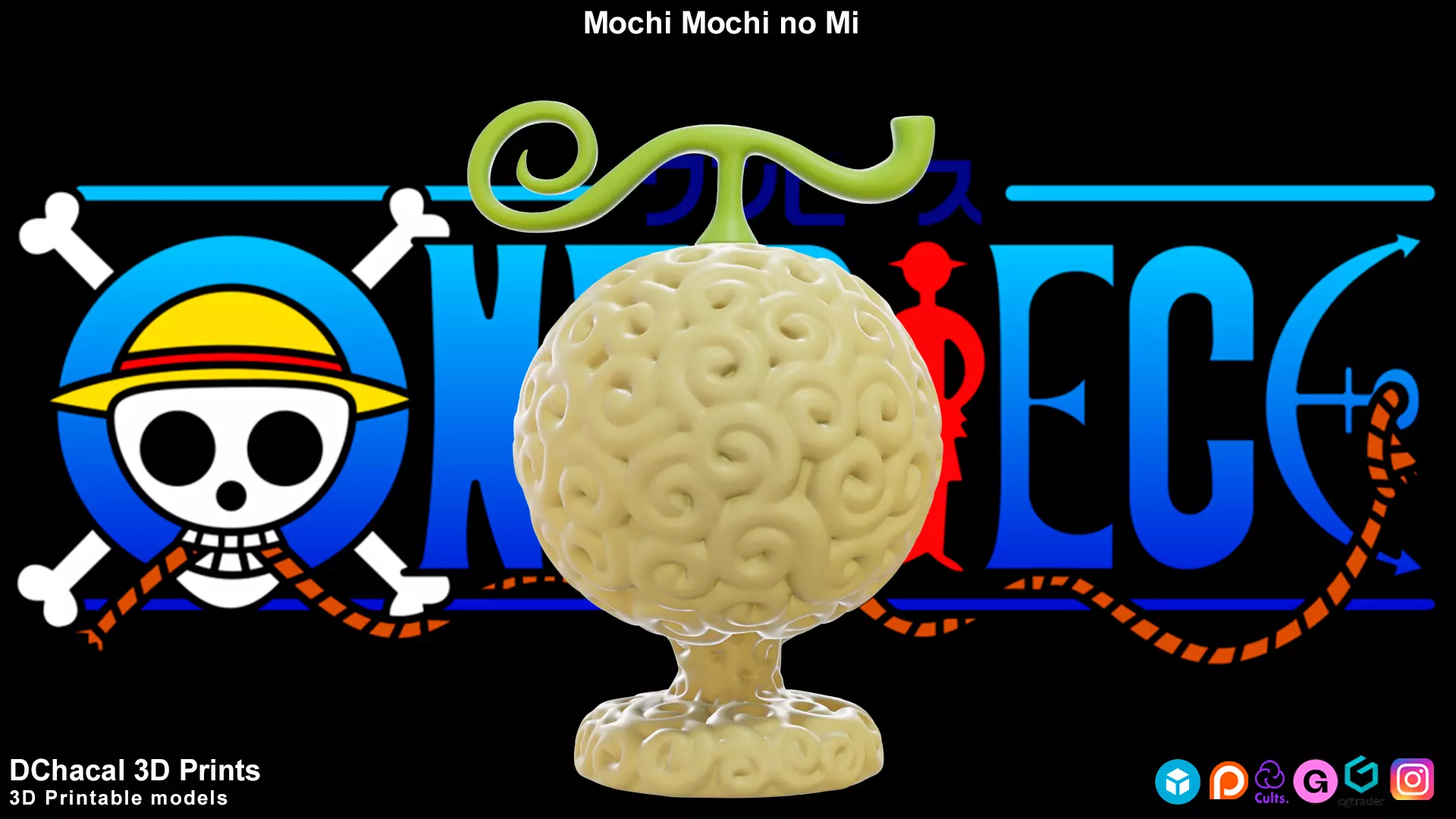 Mochi Mochi No Mi - One Piece 3D print model_0