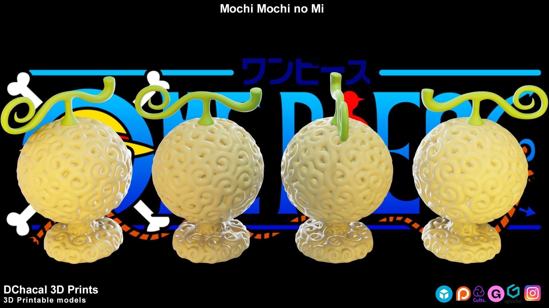 Mochi Mochi No Mi - One Piece 3D print model_2