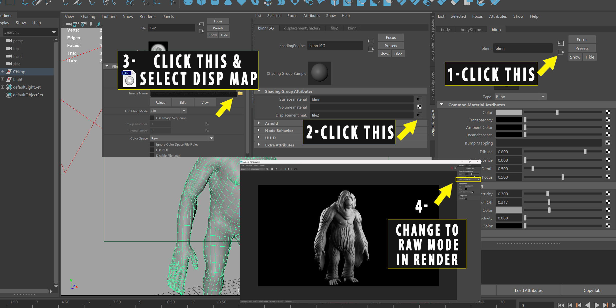 Orangutan  3D model_7