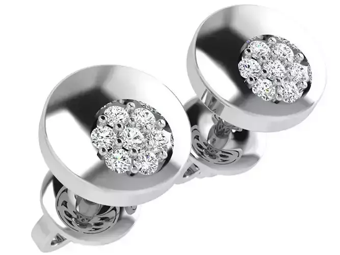 Circle Stud Earring 4704