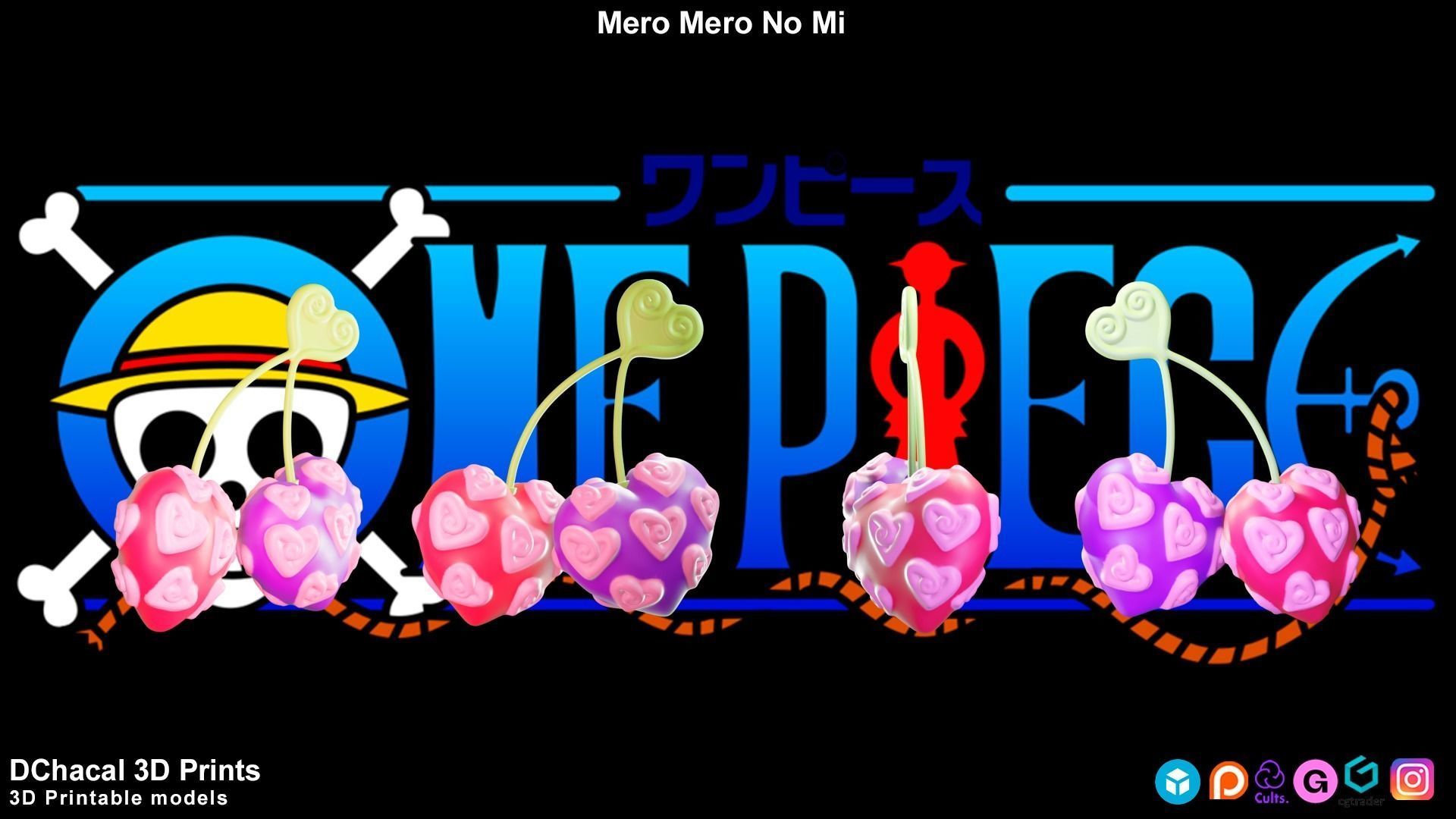 Mero Mero No Mi - One Piece 3D print model_1