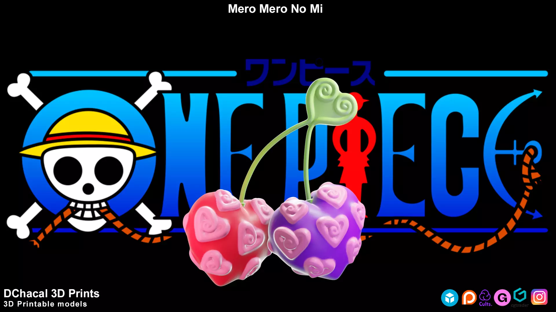 Mero Mero No Mi - One Piece 3D print model_0