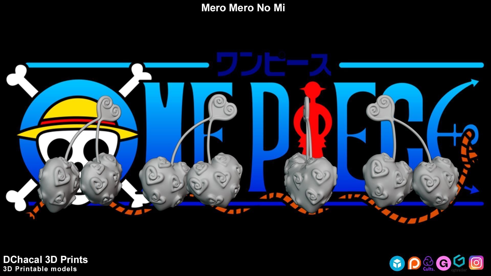 Mero Mero No Mi - One Piece 3D print model_5