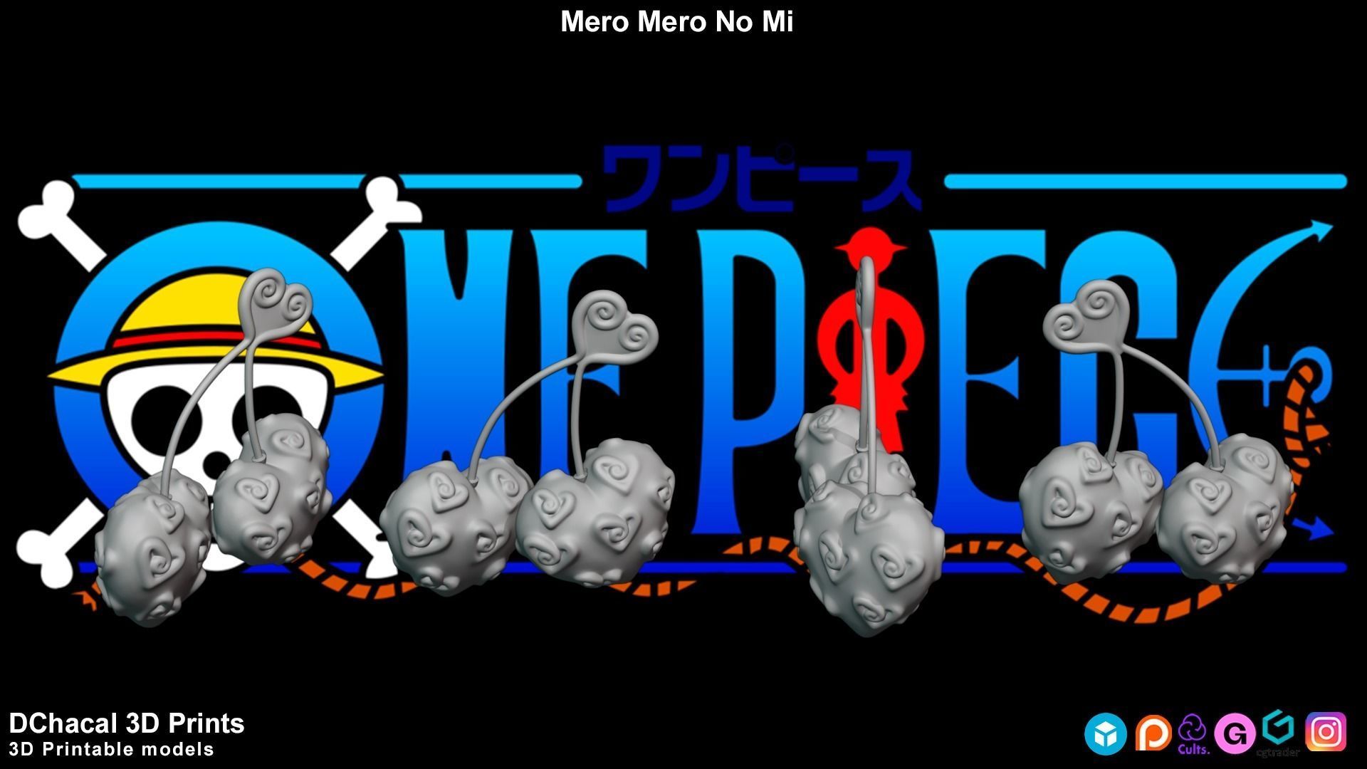 Mero Mero No Mi - One Piece 3D print model_6