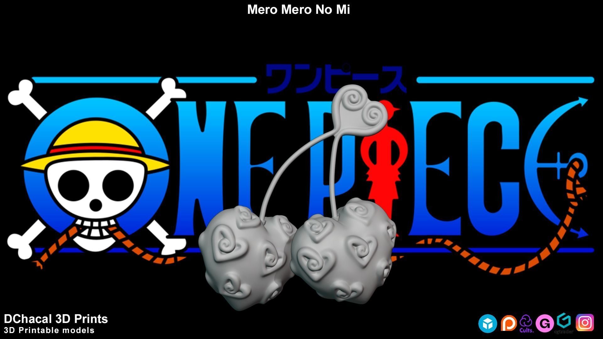 Mero Mero No Mi - One Piece 3D print model_4