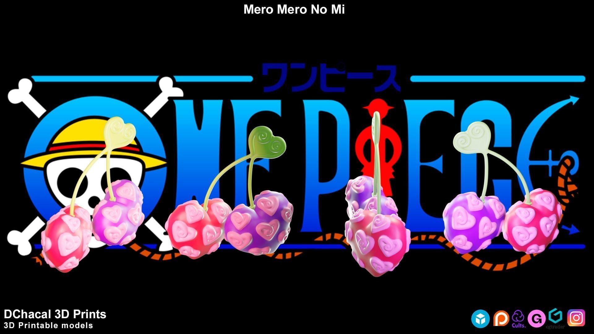 Mero Mero No Mi - One Piece 3D print model_2