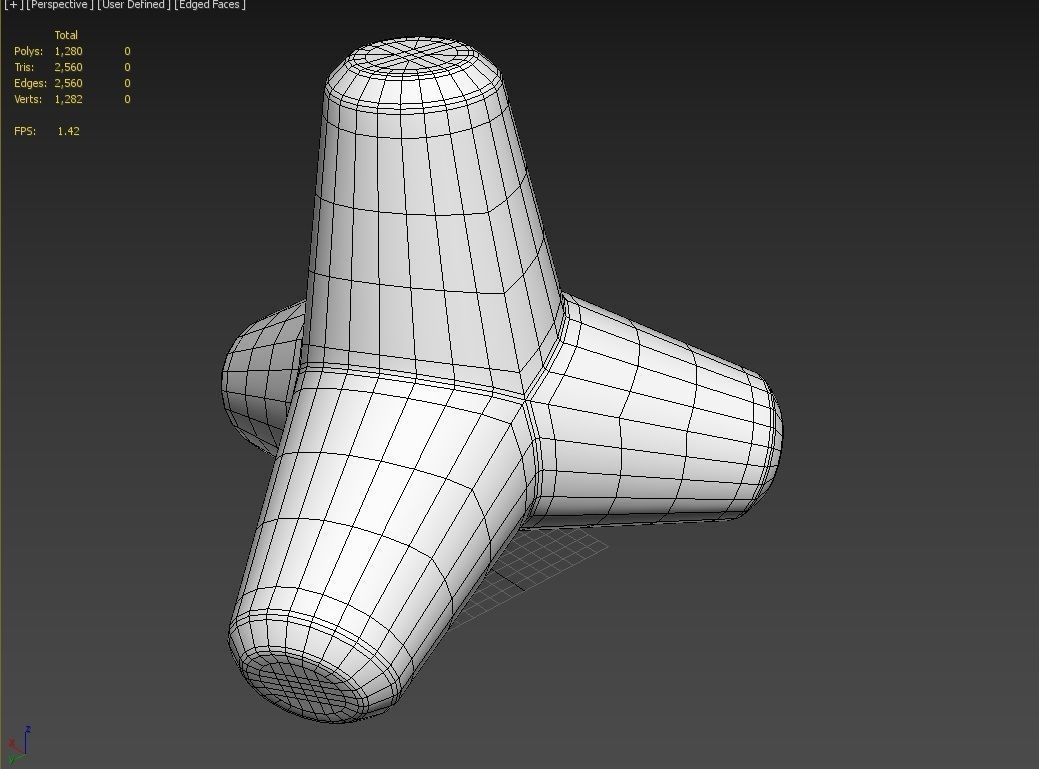 Tetrapod M01 Low-poly 3D model_7