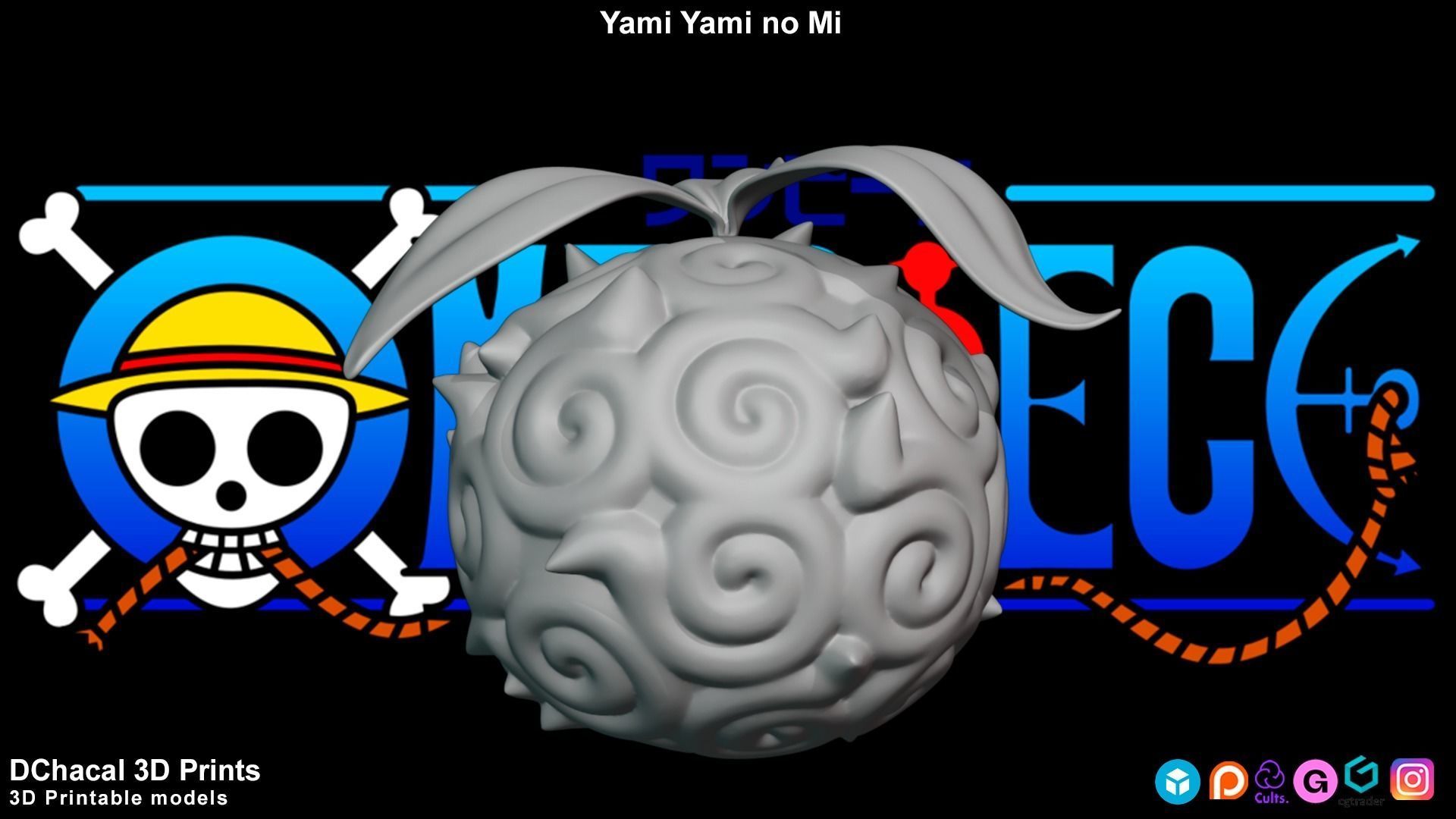 Yami Yami No Mi - One Piece 3D print model_4