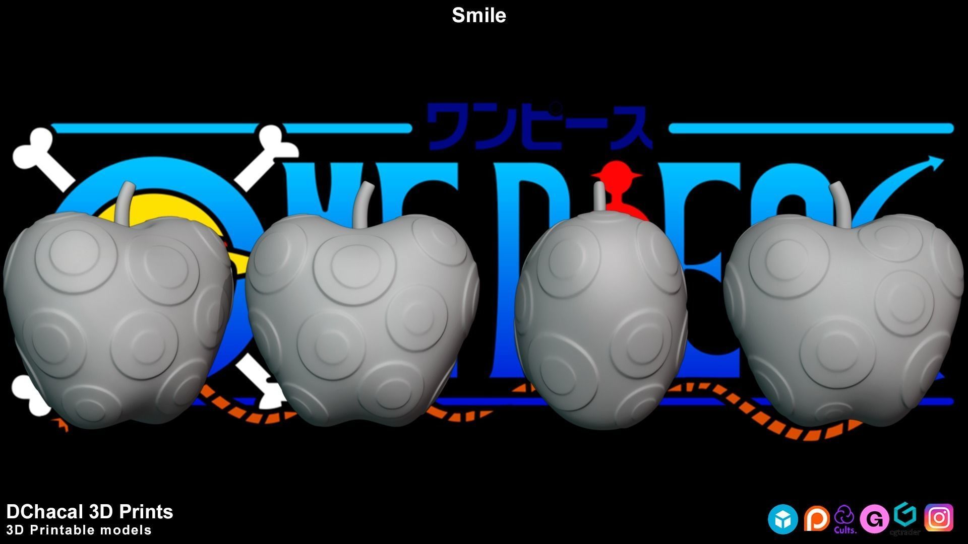 Smile - One Piece 3D print model_5