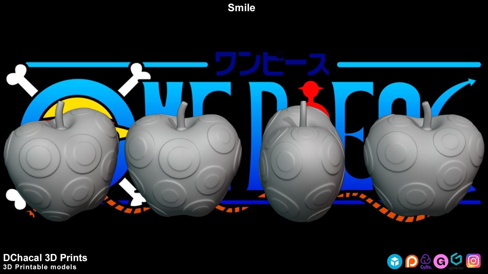 Smile - One Piece 3D print model_6