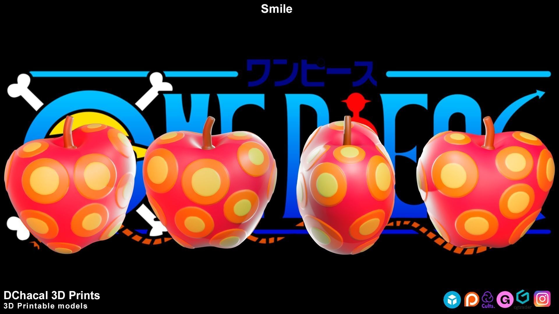 Smile - One Piece 3D print model_2