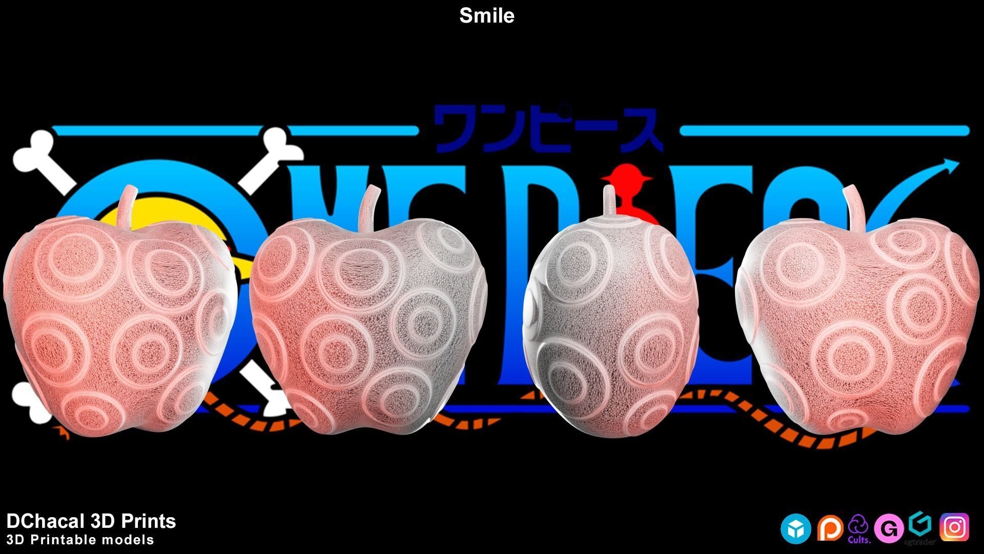 Smile - One Piece 3D print model_8